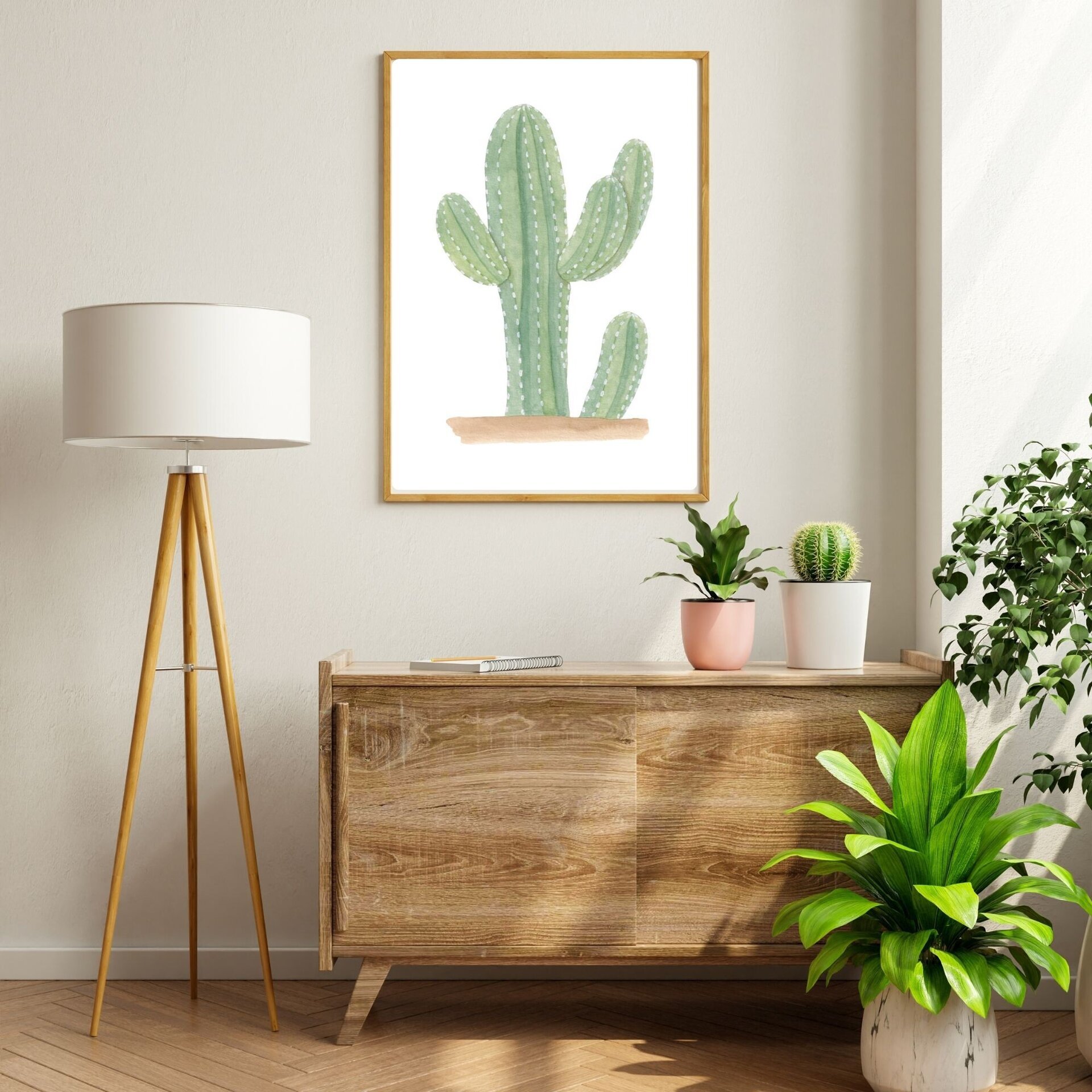 LÁMINA CACTUS ACUARELA - 3