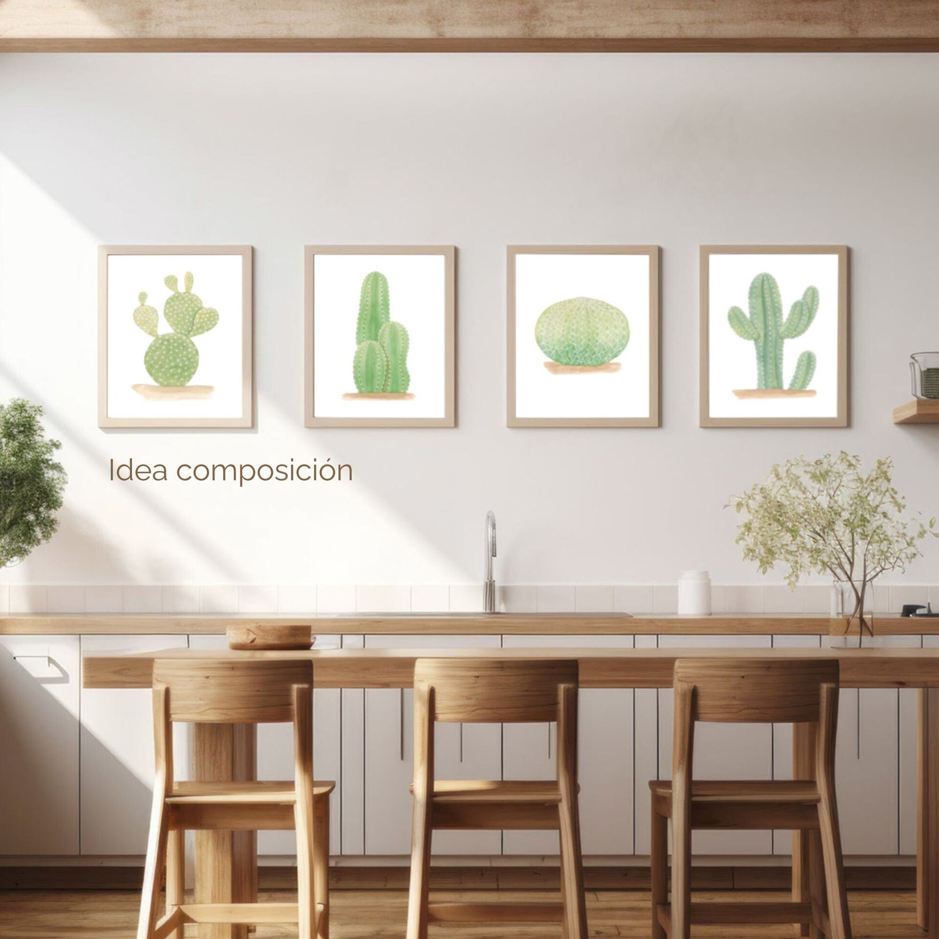 LÁMINA CACTUS ACUARELA - 8
