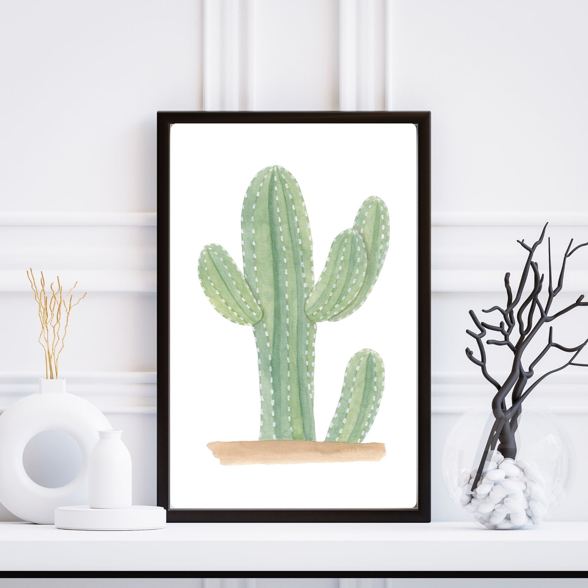 LÁMINA CACTUS ACUARELA - 4